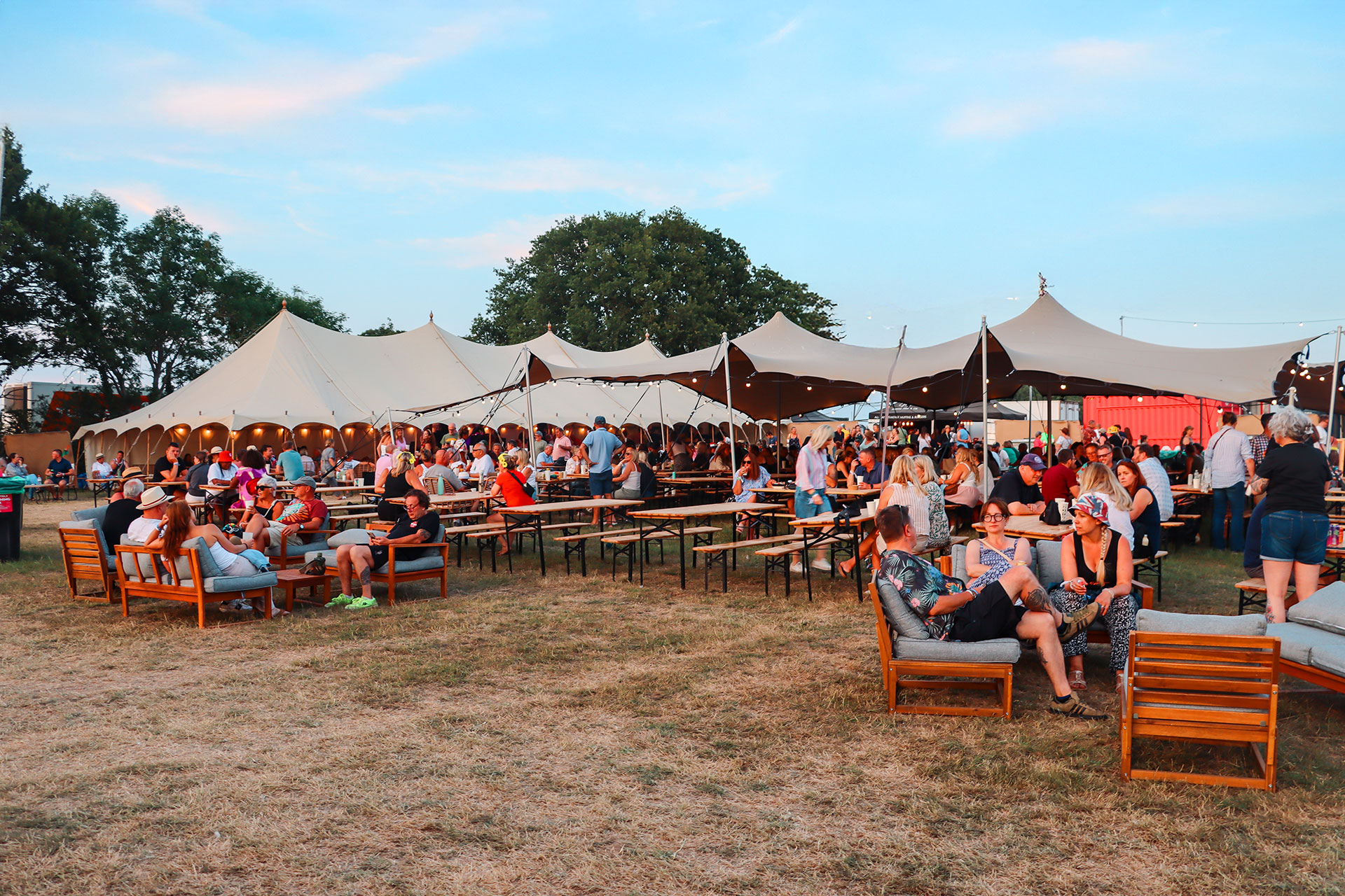 Pink Moon Live events guests enjoying festival